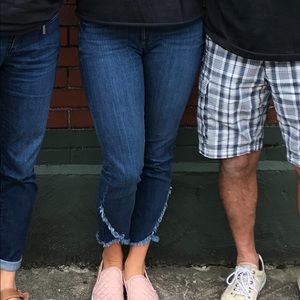 Size 6 dark blue loft jeans